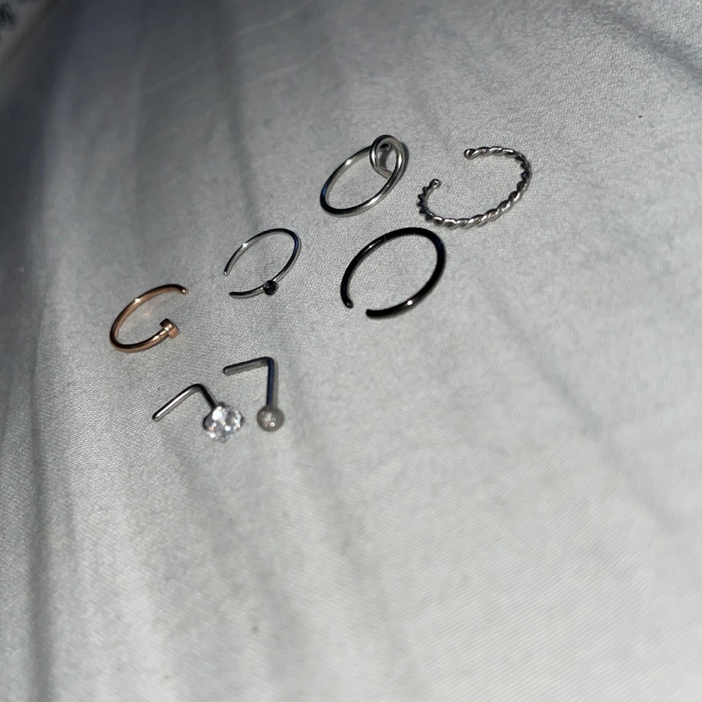 7 Nose Rings